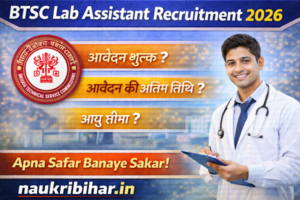 BTSC Lab Assistant Recruitment 2026 Apply Online