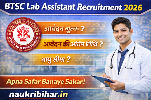 BTSC Lab Assistant Recruitment 2026