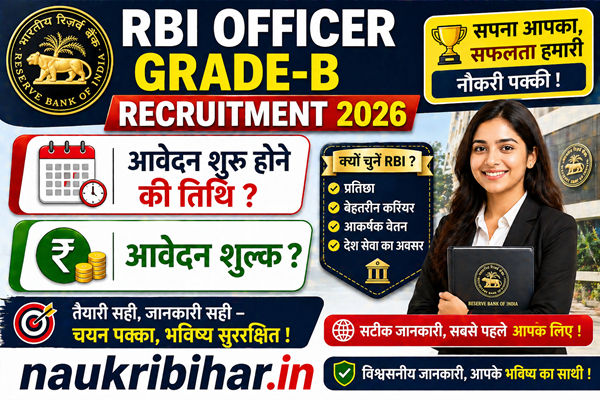 RBI Officer Grade-B Recruitment 2026