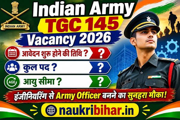 Indian Army TGC 145 Vacancy 2026