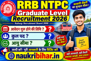 RRB NTPC Graduate Level  Recruitment 2026